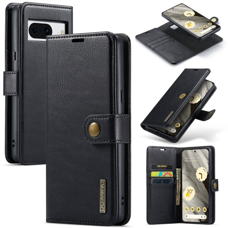 DG.MING Crazy Horse Texture Detachable Magnetic Leather Phone Case, For Google Pixel 8, For Google Pixel 7a