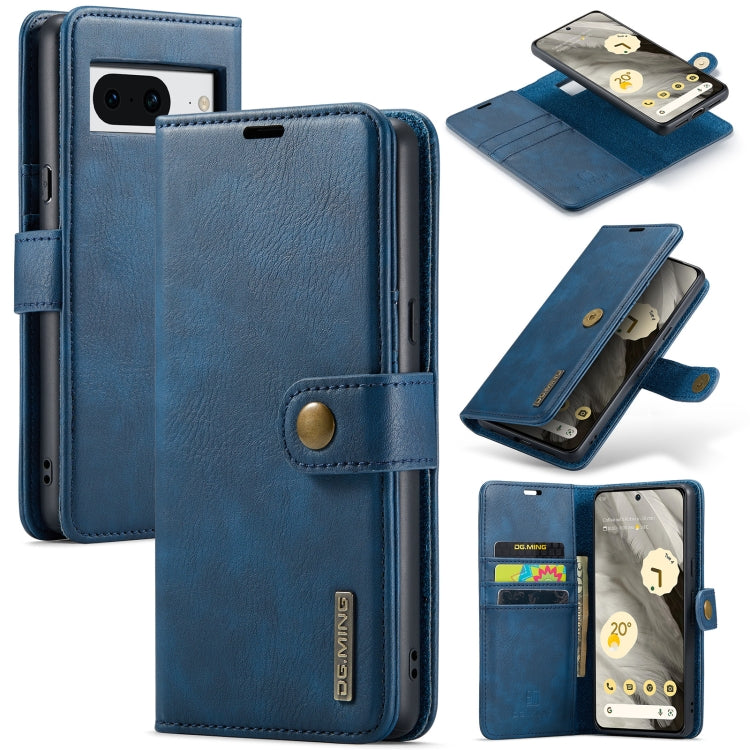DG.MING Crazy Horse Texture Detachable Magnetic Leather Phone Case, For Google Pixel 8, For Google Pixel 7a