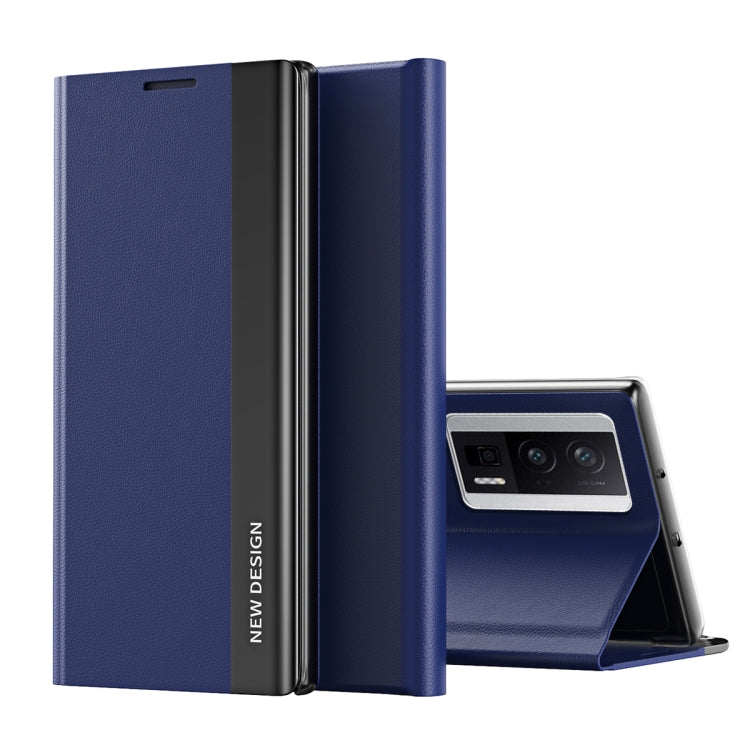 Side Side Electroplated Magnetic Leather Phone Case, For Xiaomi Poco F5 Pro, For Xiaomi Poco F5