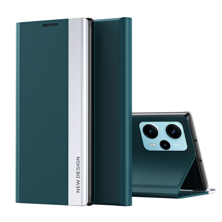 Side Side Electroplated Magnetic Leather Phone Case, For Xiaomi Poco F5 Pro, For Xiaomi Poco F5
