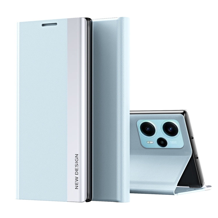 Side Side Electroplated Magnetic Leather Phone Case, For Xiaomi Poco F5 Pro, For Xiaomi Poco F5