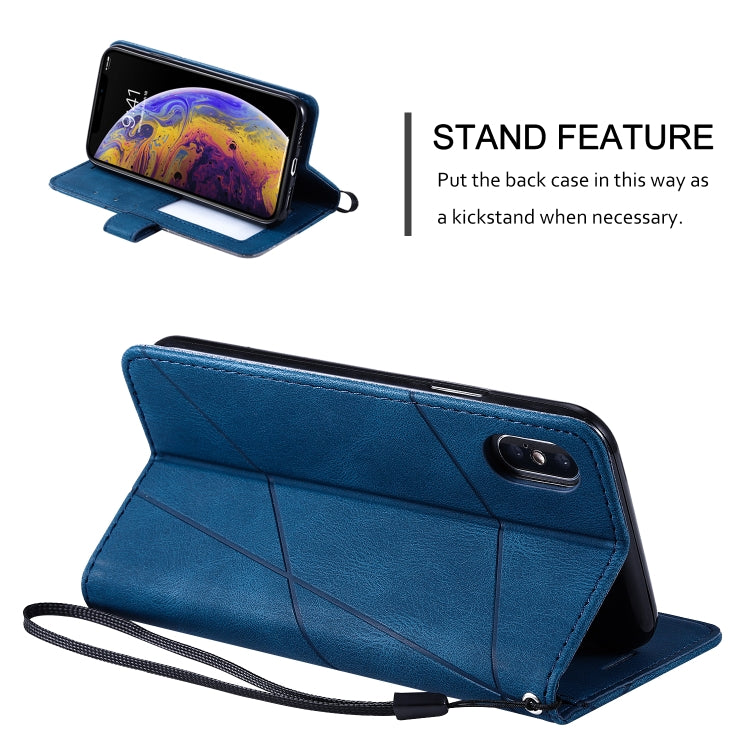 Skin Feel Splicing Horizontal Flip Leather Case with Holder & Card Slots & Wallet & Photo Frame, For iPhone XS / X, For iPhone 11, For iPhone 11 Pro, For iPhone 11 Pro Max, For iPhone SE 2022 / SE 2020 / 8 / 7, For Xiaomi Redmi Note 8                  ...