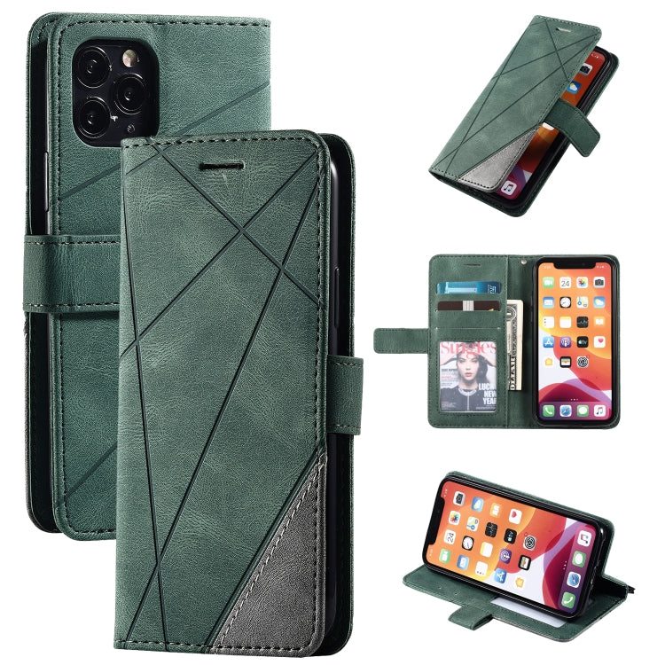 Skin Feel Splicing Horizontal Flip Leather Case with Holder & Card Slots & Wallet & Photo Frame, For iPhone XS / X, For iPhone 11, For iPhone 11 Pro, For iPhone 11 Pro Max, For iPhone SE 2022 / SE 2020 / 8 / 7, For Xiaomi Redmi Note 8                  ...