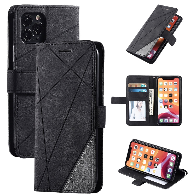Skin Feel Splicing Horizontal Flip Leather Case with Holder & Card Slots & Wallet & Photo Frame, For iPhone XS / X, For iPhone 11, For iPhone 11 Pro, For iPhone 11 Pro Max, For iPhone SE 2022 / SE 2020 / 8 / 7, For Xiaomi Redmi Note 8                  ...