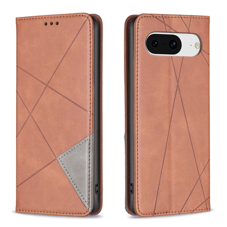 Rhombus Texture Magnetic Leather Phone Case, For Google Pixel 11 / 11 Pro, For Google Pixel 10a, For Google Pixel 8a, For Google Pixel 8 Pro, For Google Pixel 8