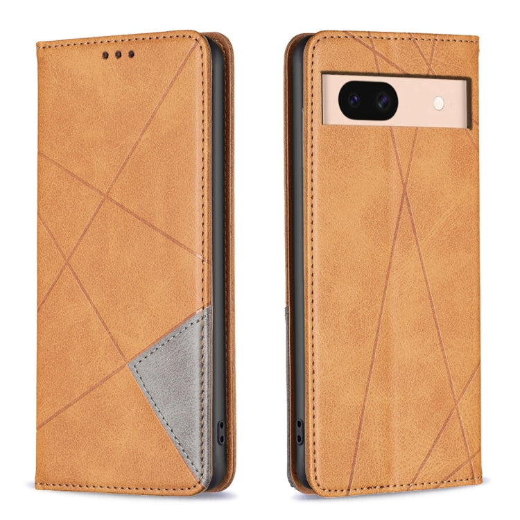 Rhombus Texture Magnetic Leather Phone Case, For Google Pixel 11 / 11 Pro, For Google Pixel 10a, For Google Pixel 8a, For Google Pixel 8 Pro, For Google Pixel 8