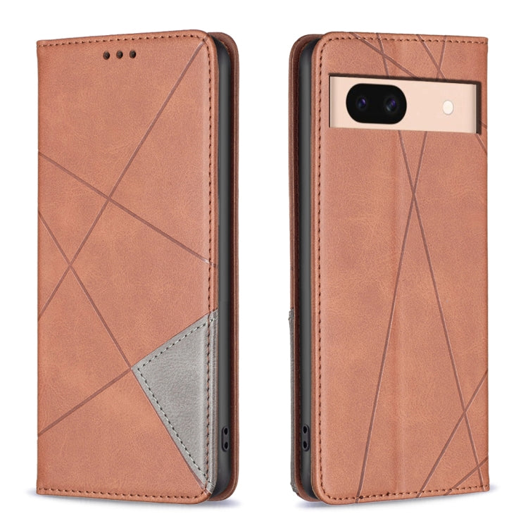 Rhombus Texture Magnetic Leather Phone Case, For Google Pixel 11 / 11 Pro, For Google Pixel 10a, For Google Pixel 8a, For Google Pixel 8 Pro, For Google Pixel 8