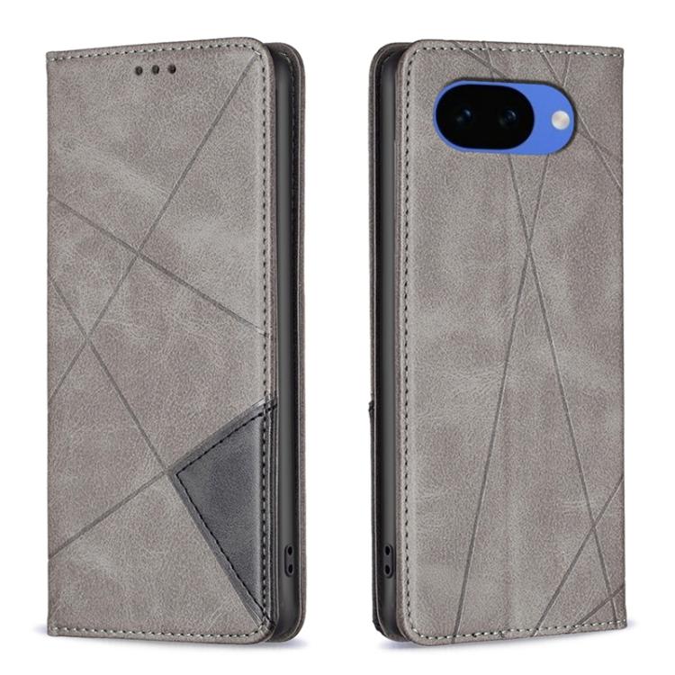 Rhombus Texture Magnetic Leather Phone Case, For Google Pixel 11a, For Google Pixel 11 / 11 Pro, For Google Pixel 10a, For Google Pixel 8a, For Google Pixel 8 Pro, For Google Pixel 8