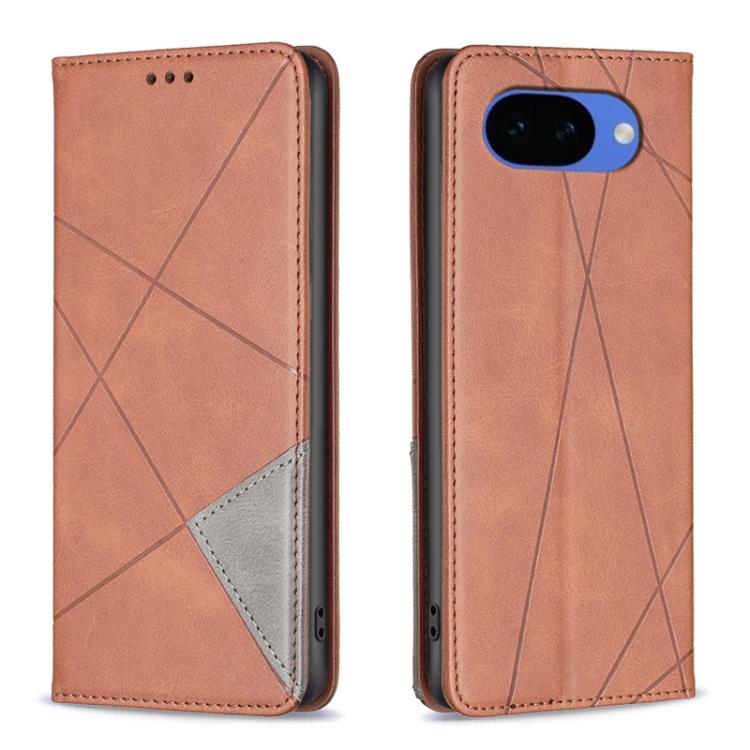 Rhombus Texture Magnetic Leather Phone Case, For Google Pixel 11 / 11 Pro, For Google Pixel 10a, For Google Pixel 8a, For Google Pixel 8 Pro, For Google Pixel 8