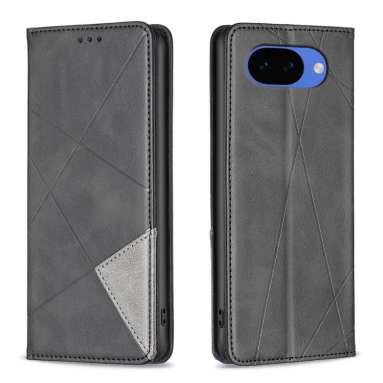 Rhombus Texture Magnetic Leather Phone Case, For Google Pixel 11 / 11 Pro, For Google Pixel 10a, For Google Pixel 8a, For Google Pixel 8 Pro, For Google Pixel 8