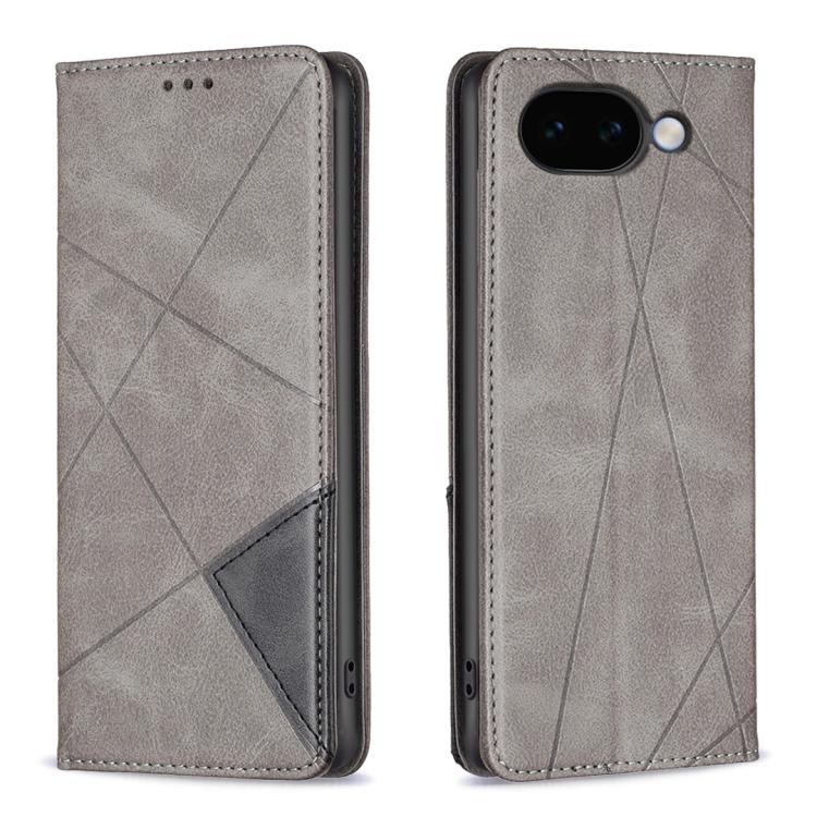 Rhombus Texture Magnetic Leather Phone Case, For Google Pixel 11a, For Google Pixel 11 / 11 Pro, For Google Pixel 10a, For Google Pixel 8a, For Google Pixel 8 Pro, For Google Pixel 8