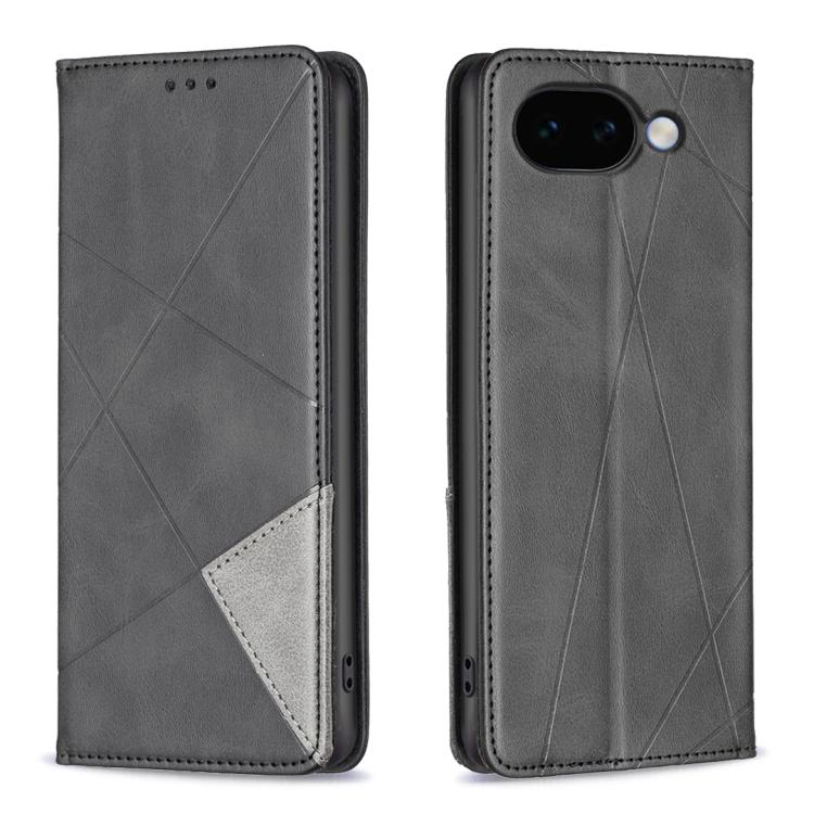 Rhombus Texture Magnetic Leather Phone Case, For Google Pixel 11a, For Google Pixel 11 / 11 Pro, For Google Pixel 10a, For Google Pixel 8a, For Google Pixel 8 Pro, For Google Pixel 8
