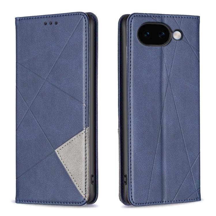 Rhombus Texture Magnetic Leather Phone Case, For Google Pixel 11a, For Google Pixel 11 / 11 Pro, For Google Pixel 10a, For Google Pixel 8a, For Google Pixel 8 Pro, For Google Pixel 8