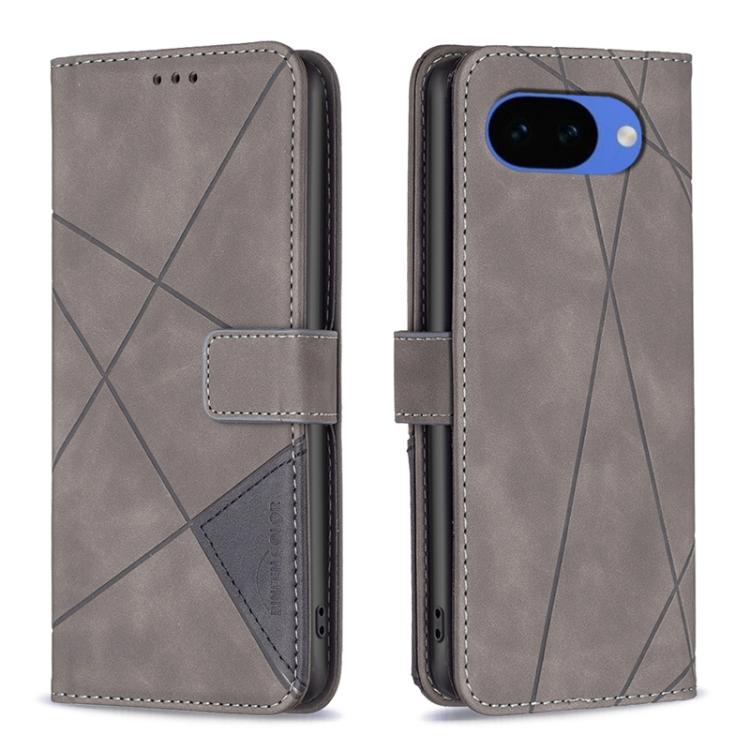 Magnetic Buckle Rhombus Texture Leather Phone Case, For Google Pixel 11a, For Google Pixel 11 / 11 Pro, For Google Pixel 10a, For Google Pixel 9A, For Google Pixel 9 Pro, For Google Pixel 9, For Google Pixel 8a, For Google Pixel 8 Pro