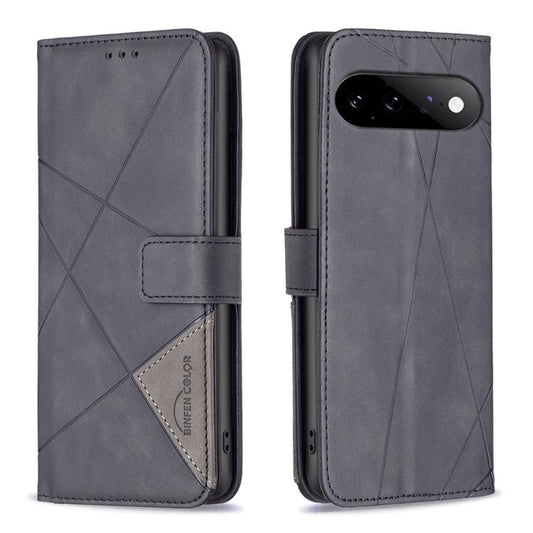 Magnetic Buckle Rhombus Texture Leather Phone Case, For Google Pixel 11 / 11 Pro, For Google Pixel 10a, For Google Pixel 9A, For Google Pixel 9 Pro, For Google Pixel 9, For Google Pixel 8a, For Google Pixel 8 Pro, For Google Pixel 8