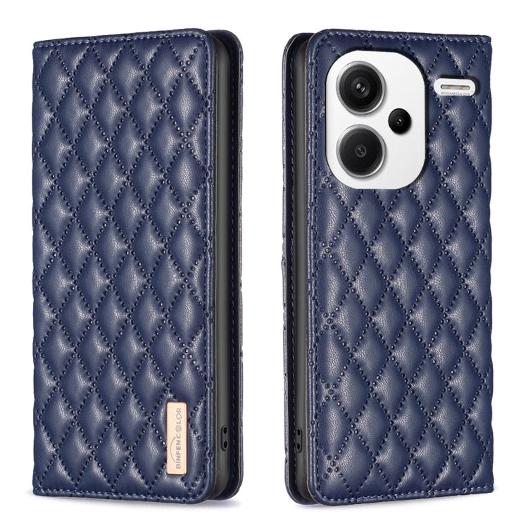 Diamond Lattice Magnetic Leather Flip Phone Case, For Xiaomi Redmi Note 13 Pro+ 5G, For Xiaomi Redmi Note 13 Pro 5G, For Xiaomi 13T / 13T Pro / Redmi K60 Ultra, For Xiaomi Redmi K70 / K70 Pro, For Xiaomi Redmi 12 4G                                     ...