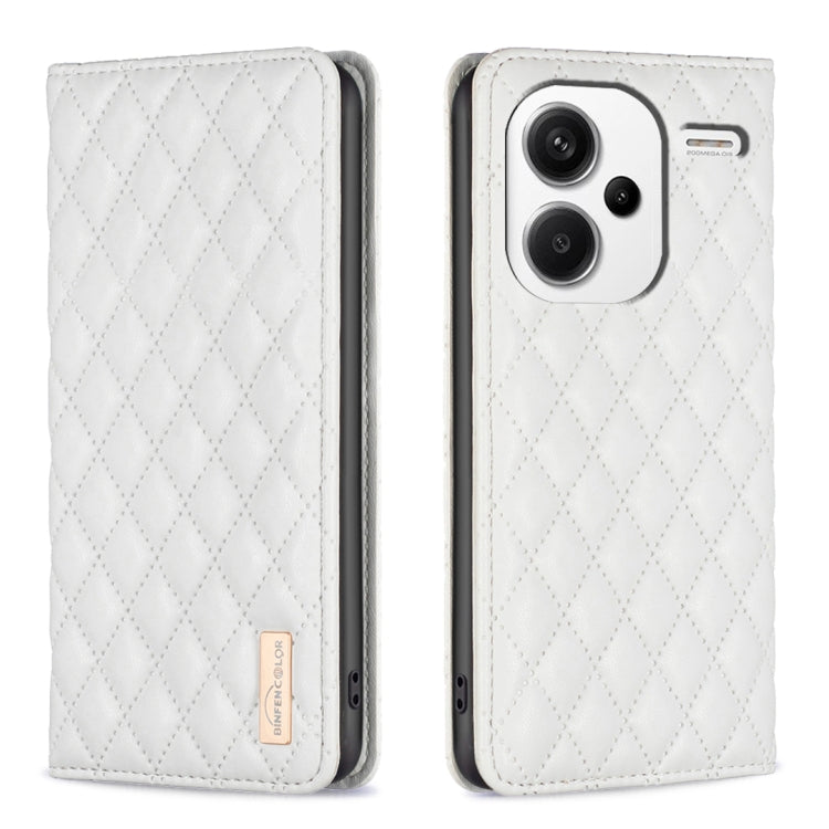 Diamond Lattice Magnetic Leather Flip Phone Case, For Xiaomi Redmi Note 13 Pro+ 5G, For Xiaomi Redmi Note 13 Pro 5G, For Xiaomi 13T / 13T Pro / Redmi K60 Ultra, For Xiaomi Redmi K70 / K70 Pro, For Xiaomi Redmi 12 4G                                     ...