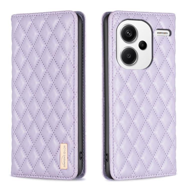 Diamond Lattice Magnetic Leather Flip Phone Case, For Xiaomi Redmi Note 13 Pro+ 5G, For Xiaomi Redmi Note 13 Pro 5G, For Xiaomi 13T / 13T Pro / Redmi K60 Ultra, For Xiaomi Redmi K70 / K70 Pro, For Xiaomi Redmi 12 4G                                     ...