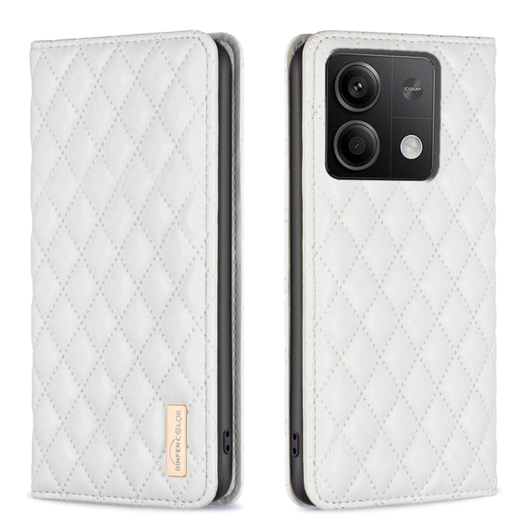 Diamond Lattice Magnetic Leather Flip Phone Case, For Xiaomi Poco M6 4G / Redmi 13 4G, For Xiaomi Redmi Note 13 Pro 4G Global, For Xiaomi Poco M6 Pro 4G, For Xiaomi Redmi A3, For Xiaomi Redmi Note 13 4G Global, For Xiaomi Redmi K70E                    ...