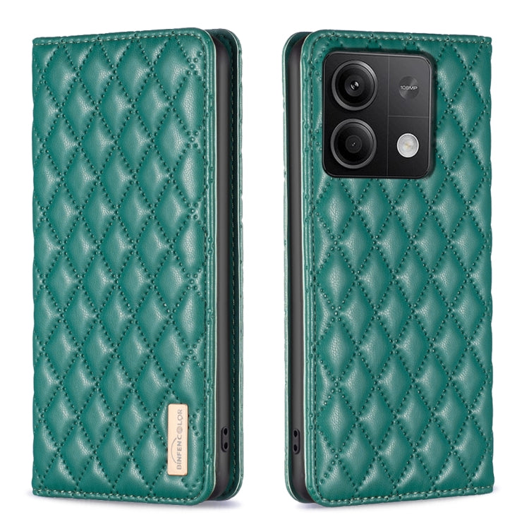 Diamond Lattice Magnetic Leather Flip Phone Case, For Xiaomi Poco M6 4G / Redmi 13 4G, For Xiaomi Redmi Note 13 Pro 4G Global, For Xiaomi Poco M6 Pro 4G, For Xiaomi Redmi A3, For Xiaomi Redmi Note 13 4G Global, For Xiaomi Redmi K70E                    ...
