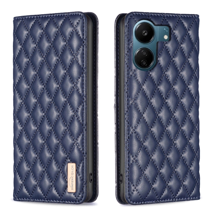 Diamond Lattice Magnetic Leather Flip Phone Case, For Xiaomi Poco M6 4G / Redmi 13 4G, For Xiaomi Redmi Note 13 Pro 4G Global, For Xiaomi Poco M6 Pro 4G, For Xiaomi Redmi A3, For Xiaomi Redmi Note 13 4G Global, For Xiaomi Redmi K70E                    ...