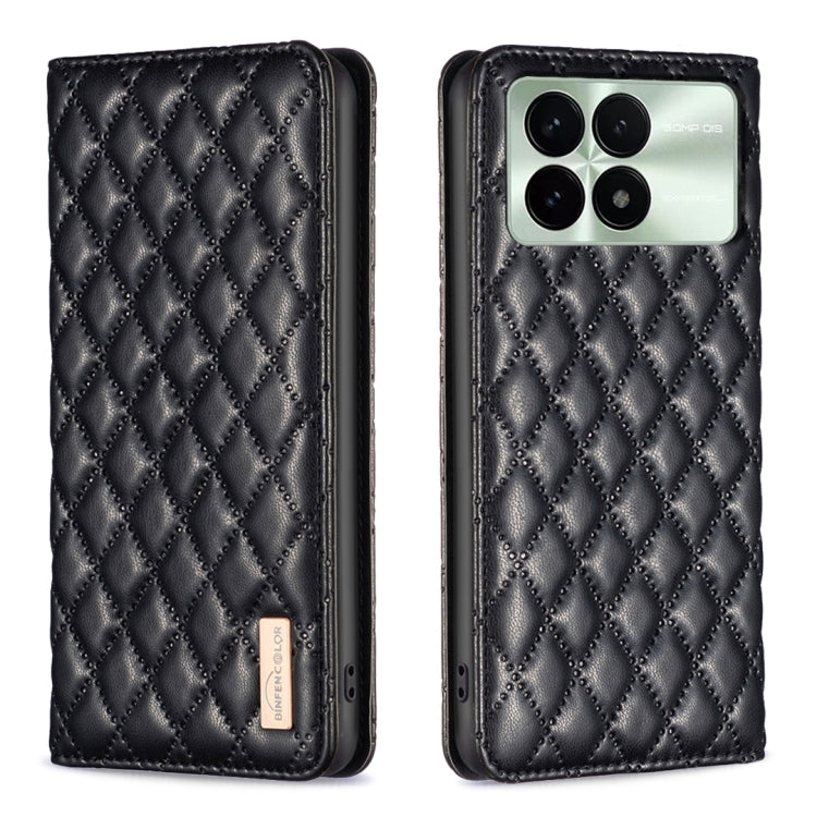 Diamond Lattice Magnetic Leather Flip Phone Case, For Xiaomi Poco M6 4G / Redmi 13 4G, For Xiaomi Redmi Note 13 Pro 4G Global, For Xiaomi Poco M6 Pro 4G, For Xiaomi Redmi A3, For Xiaomi Redmi Note 13 4G Global, For Xiaomi Redmi K70E                    ...