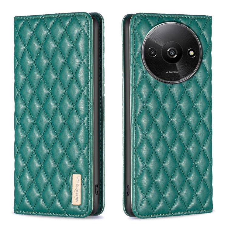 Diamond Lattice Magnetic Leather Flip Phone Case, For Xiaomi Poco M6 4G / Redmi 13 4G, For Xiaomi Redmi Note 13 Pro 4G Global, For Xiaomi Poco M6 Pro 4G, For Xiaomi Redmi A3, For Xiaomi Redmi Note 13 4G Global, For Xiaomi Redmi K70E                    ...