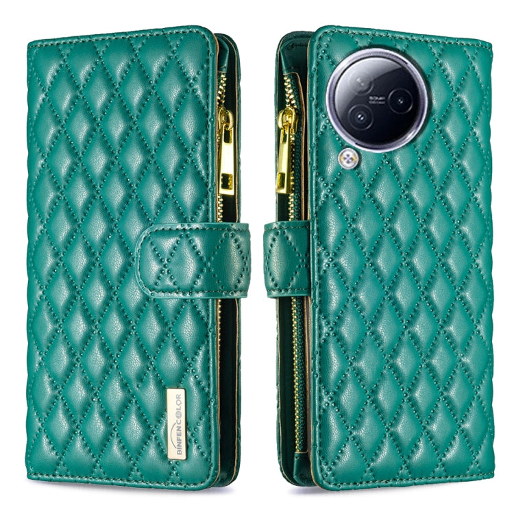 Diamond Lattice Zipper Wallet Leather Flip Phone Case, For Xiaomi Redmi 12 4G, For Xiaomi Poco F5 5G / Redmi Note 12 Turbo, For Xiaomi Redmi Note 12S 4G / Note 11, For Xiaomi Civi 3 5G
