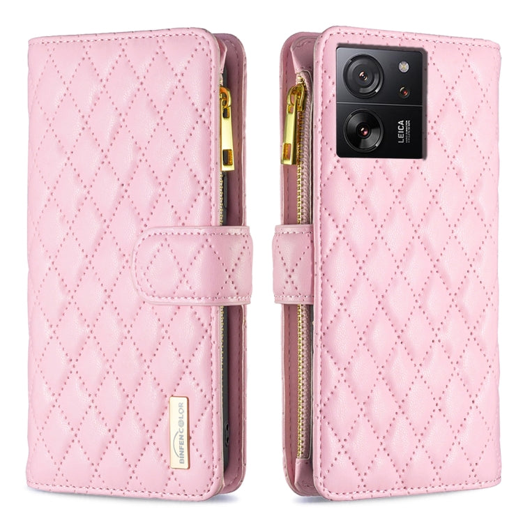 Diamond Lattice Zipper Wallet Leather Flip Phone Case, For Xiaomi Redmi Note 13 Pro 4G Global, For Xiaomi Poco M6 Pro 4G, For Xiaomi Redmi A3, For Xiaomi Redmi Note 13 4G Global, For Xiaomi Redmi K70E, For Xiaomi Redmi 13C                              ...