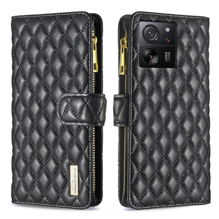 Diamond Lattice Zipper Wallet Leather Flip Phone Case, For Xiaomi Redmi Note 13 Pro 4G Global, For Xiaomi Poco M6 Pro 4G, For Xiaomi Redmi A3, For Xiaomi Redmi Note 13 4G Global, For Xiaomi Redmi K70E, For Xiaomi Redmi 13C                              ...