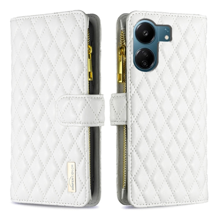 Diamond Lattice Zipper Wallet Leather Flip Phone Case, For Xiaomi Redmi Note 13 Pro 4G Global, For Xiaomi Poco M6 Pro 4G, For Xiaomi Redmi A3, For Xiaomi Redmi Note 13 4G Global, For Xiaomi Redmi K70E, For Xiaomi Redmi 13C                              ...