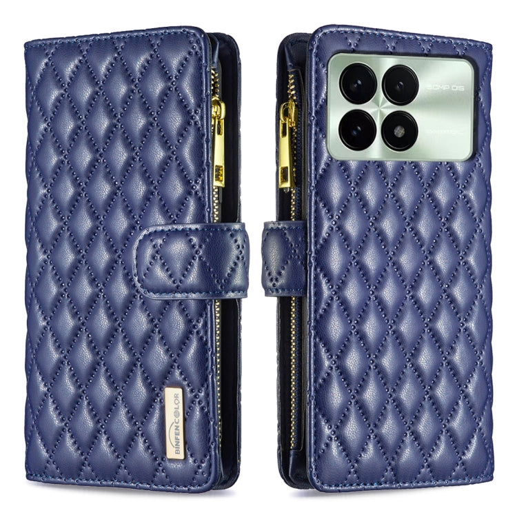 Diamond Lattice Zipper Wallet Leather Flip Phone Case, For Xiaomi Redmi Note 13 Pro 4G Global, For Xiaomi Poco M6 Pro 4G, For Xiaomi Redmi A3, For Xiaomi Redmi Note 13 4G Global, For Xiaomi Redmi K70E, For Xiaomi Redmi 13C                              ...