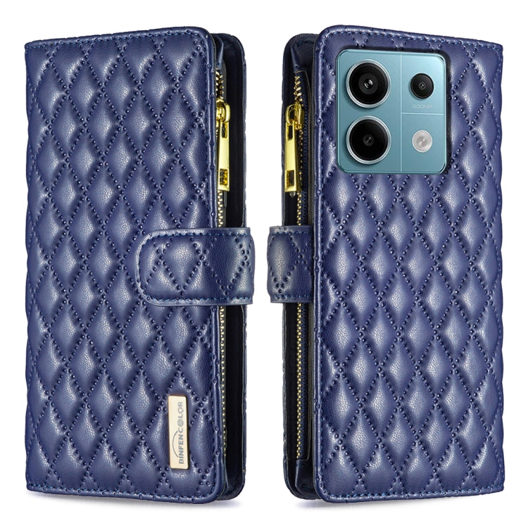 Diamond Lattice Zipper Wallet Leather Flip Phone Case, For Xiaomi Redmi Note 13 Pro 4G Global, For Xiaomi Poco M6 Pro 4G, For Xiaomi Redmi A3, For Xiaomi Redmi Note 13 4G Global, For Xiaomi Redmi K70E, For Xiaomi Redmi 13C                              ...