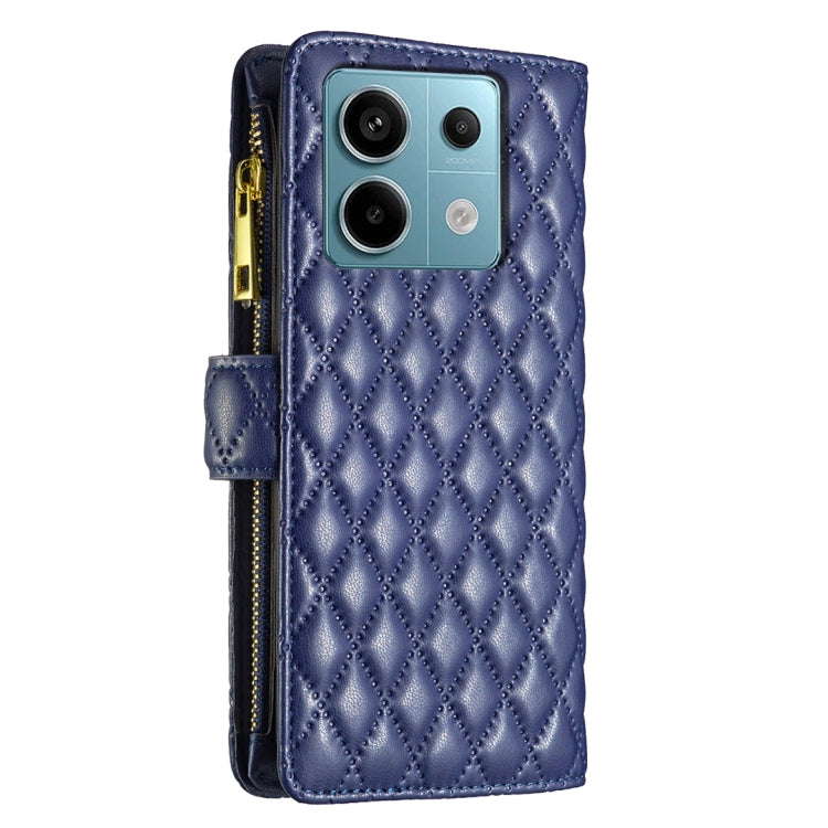 Diamond Lattice Zipper Wallet Leather Flip Phone Case, For Xiaomi Redmi Note 13 Pro 4G Global, For Xiaomi Poco M6 Pro 4G, For Xiaomi Redmi A3, For Xiaomi Redmi Note 13 4G Global, For Xiaomi Redmi K70E, For Xiaomi Redmi 13C                              ...