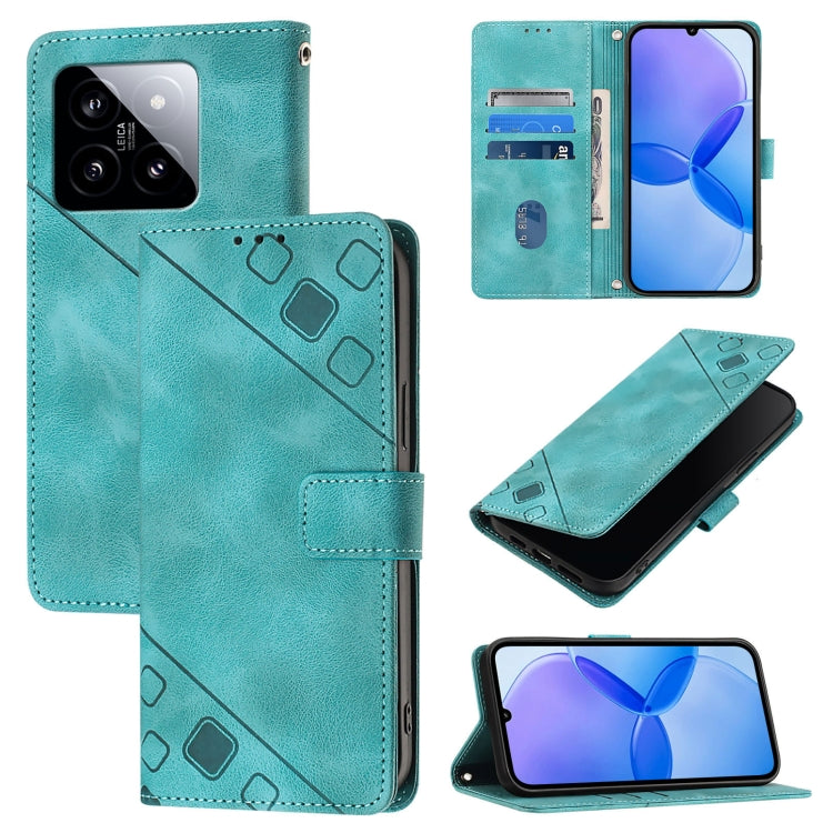Skin Feel Embossed Leather Phone Case, For Xiaomi 14 Ultra, For Xiaomi 14 Pro, For Xiaomi 14, For Xiaomi Redmi Note 13 5G Global, For Xiaomi Redmi 13C, For Xiaomi Redmi Note 13 Pro+ 5G, For Xiaomi Redmi Note 13 Pro 5G Global                            ...