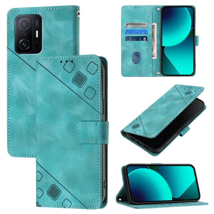 Skin Feel Embossed Leather Phone Case, For Xiaomi Mi 11 Pro, For Xiaomi Redmi Note 10 Pro 4G, For Xiaomi Poco M3 / Redmi 9 Power, For Xiaomi Redmi Note 9T Global, For Xiaomi Mi 11, For Xiaomi Redmi Note 9 4G / Redmi 10X 4G                              ...