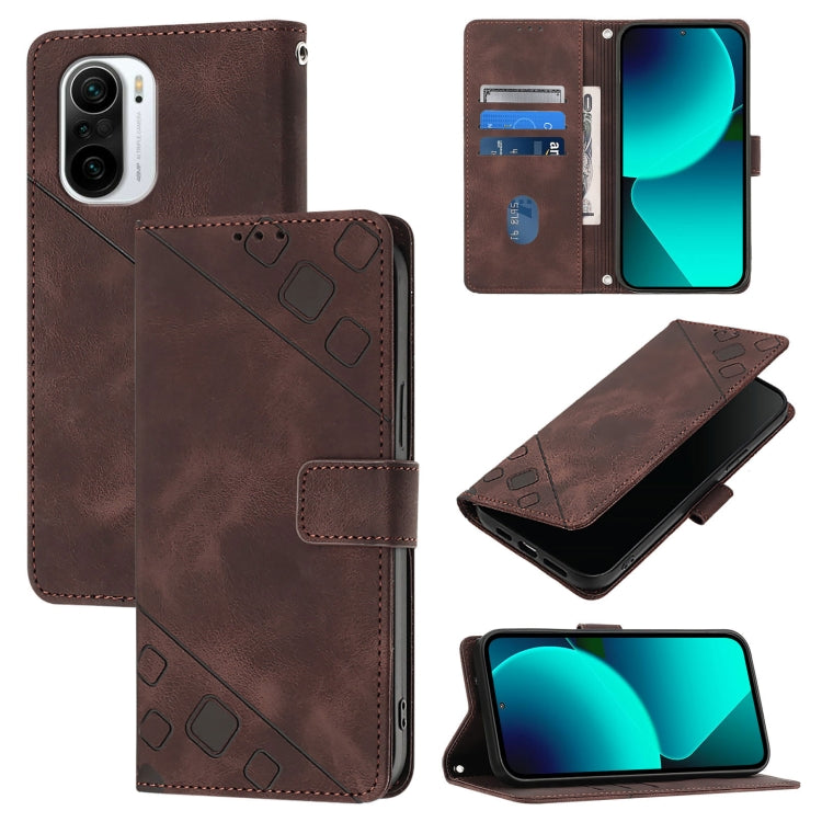 Skin Feel Embossed Leather Phone Case, For Xiaomi Redmi 9A / 9i / 9AT, For Xiaomi Poco M2 Global / Redmi 9, For Xiaomi Poco M3 Pro 5G / Redmi Note 10 5G, For Xiaomi Poco X3 GT, For Xiaomi Poco F3 / Redmi K40 / K40 Pro, For Xiaomi Poco X3 / Poco X3 Pro ...