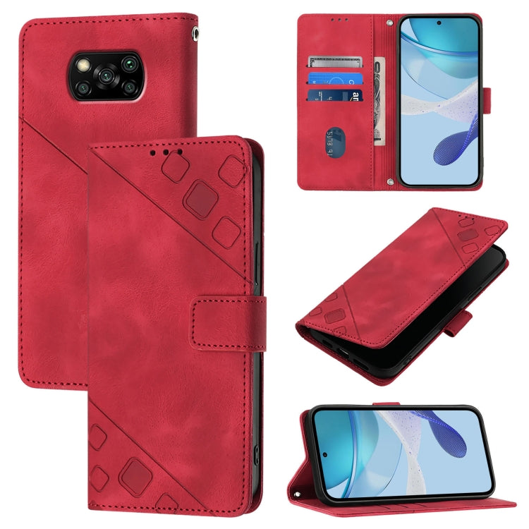 Skin Feel Embossed Leather Phone Case, For Xiaomi Redmi 9A / 9i / 9AT, For Xiaomi Poco M2 Global / Redmi 9, For Xiaomi Poco M3 Pro 5G / Redmi Note 10 5G, For Xiaomi Poco X3 GT, For Xiaomi Poco F3 / Redmi K40 / K40 Pro, For Xiaomi Poco X3 / Poco X3 Pro ...