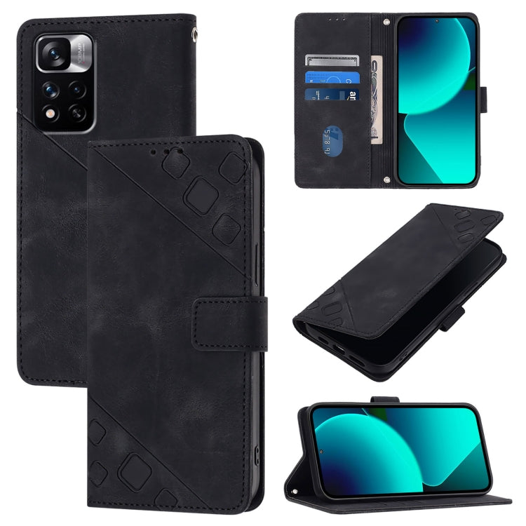 Skin Feel Embossed Leather Phone Case, For Xiaomi Civi 3, For Xiaomi Poco M5s / Redmi Note 11 SE India, For Xiaomi Poco X4 NFC 5G, For Xiaomi Redmi Note 11 Pro+ 5G EU, For Xiaomi Civi 1S, For Xiaomi Poco M4 Pro 5G / Redmi Note 11S 5G                   ...