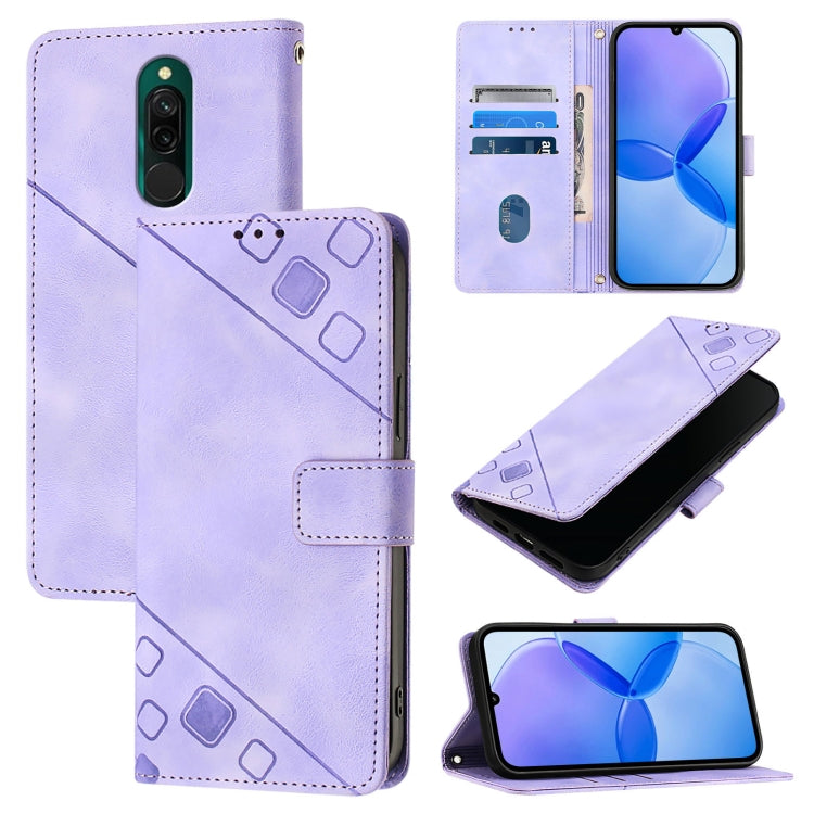 Skin Feel Embossed Leather Phone Case, For Xiaomi Mi 10 Lite 5G, For Xiaomi Redmi 8 / Redmi 8A, For Xiaomi Mi CC9 / Mi 9 Lite, For Xiaomi Redmi Note 8, For Xiaomi Redmi Note 8 Pro, For Xiaomi Mi CC9e / Mi A3, For Xiaomi Redmi Note 7 / Note 7 Pro       ...