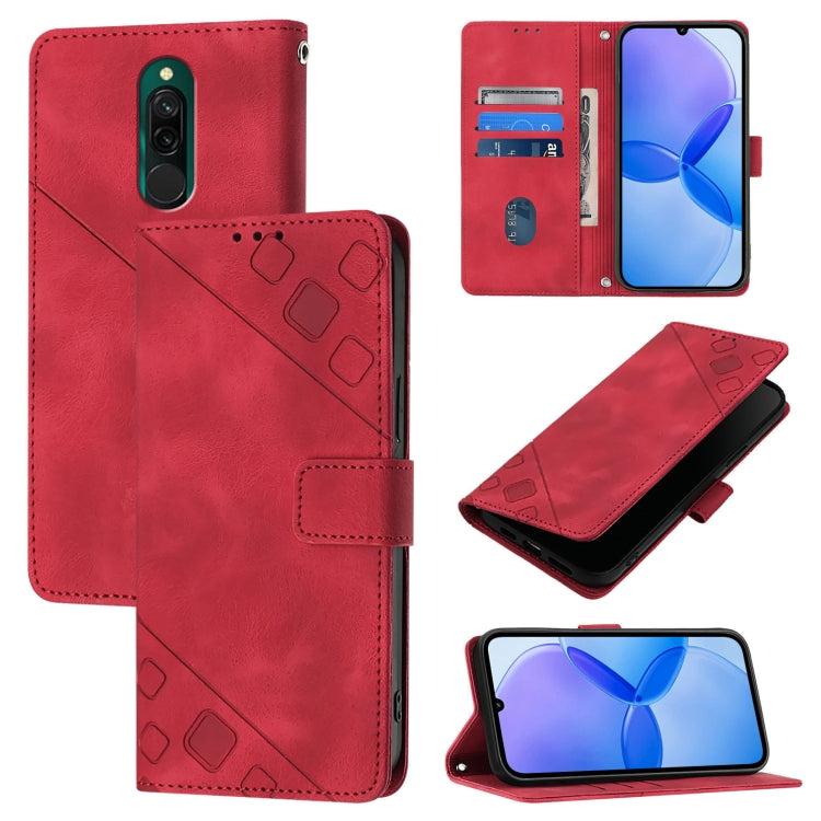 Skin Feel Embossed Leather Phone Case, For Xiaomi Mi 10 Lite 5G, For Xiaomi Redmi 8 / Redmi 8A, For Xiaomi Mi CC9 / Mi 9 Lite, For Xiaomi Redmi Note 8, For Xiaomi Redmi Note 8 Pro, For Xiaomi Mi CC9e / Mi A3, For Xiaomi Redmi Note 7 / Note 7 Pro       ...