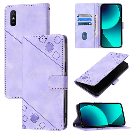Skin Feel Embossed Leather Phone Case, For Xiaomi Redmi 9A / 9i / 9AT, For Xiaomi Poco M2 Global / Redmi 9, For Xiaomi Poco M3 Pro 5G / Redmi Note 10 5G, For Xiaomi Poco X3 GT, For Xiaomi Poco F3 / Redmi K40 / K40 Pro, For Xiaomi Poco X3 / Poco X3 Pro ...