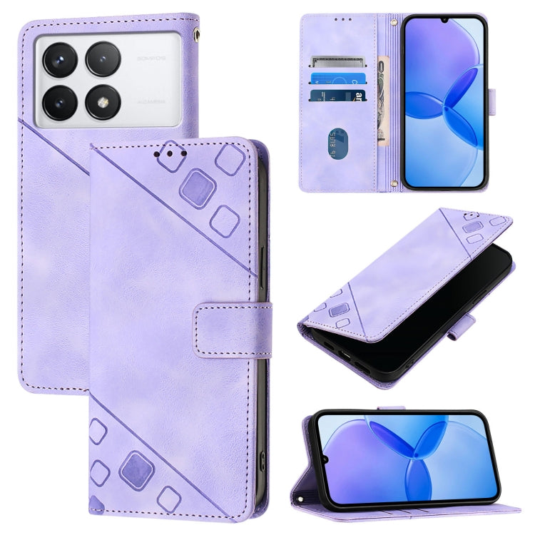 Skin Feel Embossed Leather Phone Case, For Xiaomi Redmi K70 / K70 Pro, For Xiaomi 13T, For Xiaomi Poco F5 5G/Redmi Note 12 Turbo, For Xiaomi Poco F5 Pro 5G/Redmi K60, For Xiaomi Redmi Note 12S 4G Global, For Xiaomi Poco C51 / A2+, For Xiaomi 13 Ultra  ...