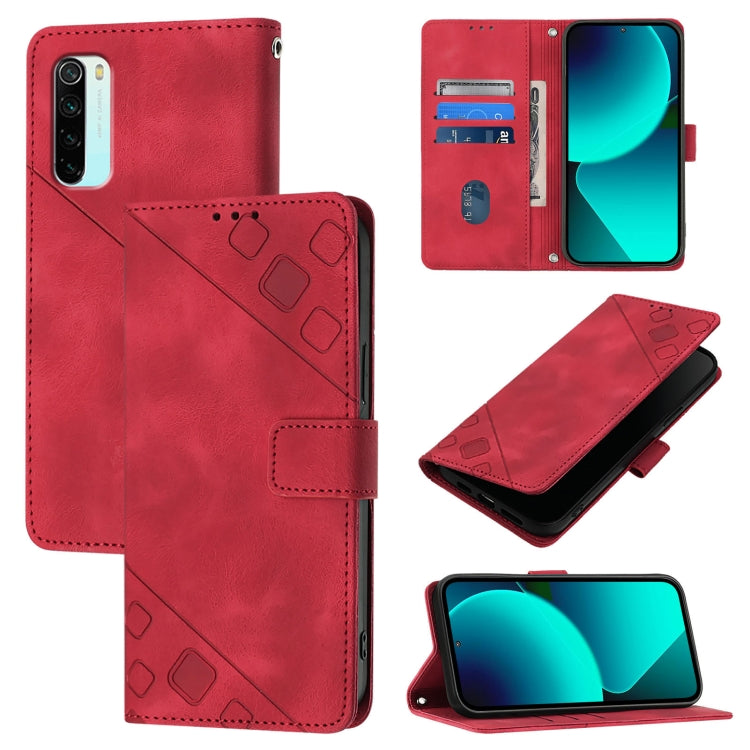 Skin Feel Embossed Leather Phone Case, For Xiaomi Mi 10 Lite 5G, For Xiaomi Redmi 8 / Redmi 8A, For Xiaomi Mi CC9 / Mi 9 Lite, For Xiaomi Redmi Note 8, For Xiaomi Redmi Note 8 Pro, For Xiaomi Mi CC9e / Mi A3, For Xiaomi Redmi Note 7 / Note 7 Pro       ...