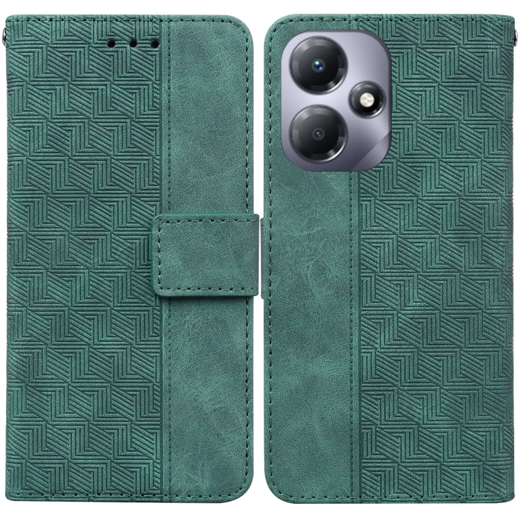 Geometric Embossed Leather Phone Case, For Infinix Note 30i, For Infinix Note 30 Pro, For Infinix Note 30, For Infinix Note 30 VIP, For Infinix Hot 30 Play, For Infinix Hot 30i, For Infinix Hot 30, For Infinix Smart 7 African