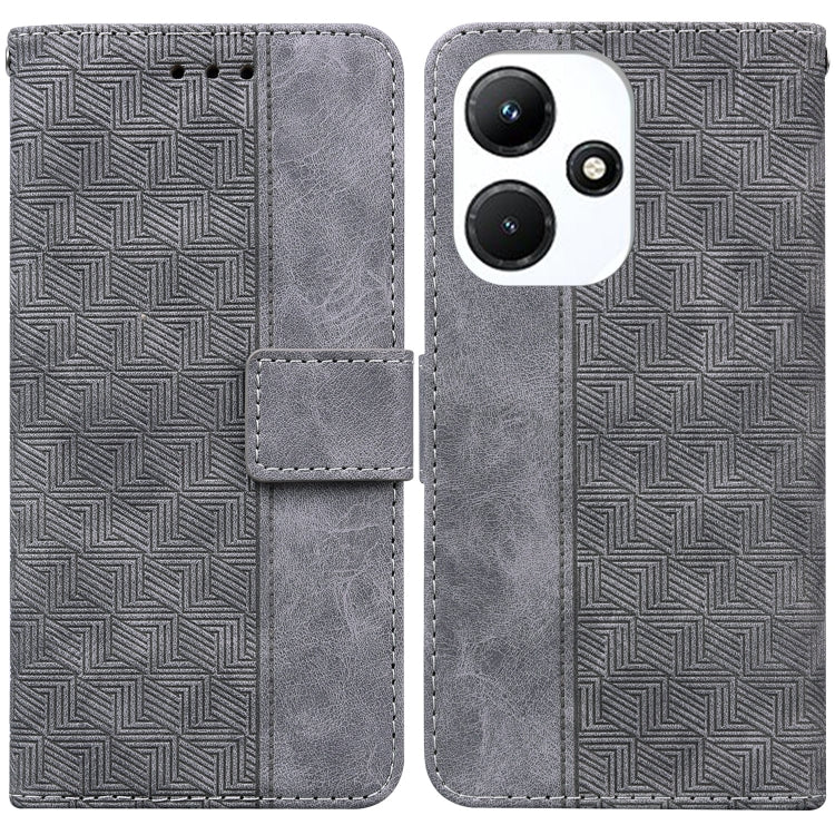 Geometric Embossed Leather Phone Case, For Infinix Note 30i, For Infinix Note 30 Pro, For Infinix Note 30, For Infinix Note 30 VIP, For Infinix Hot 30 Play, For Infinix Hot 30i, For Infinix Hot 30, For Infinix Smart 7 African