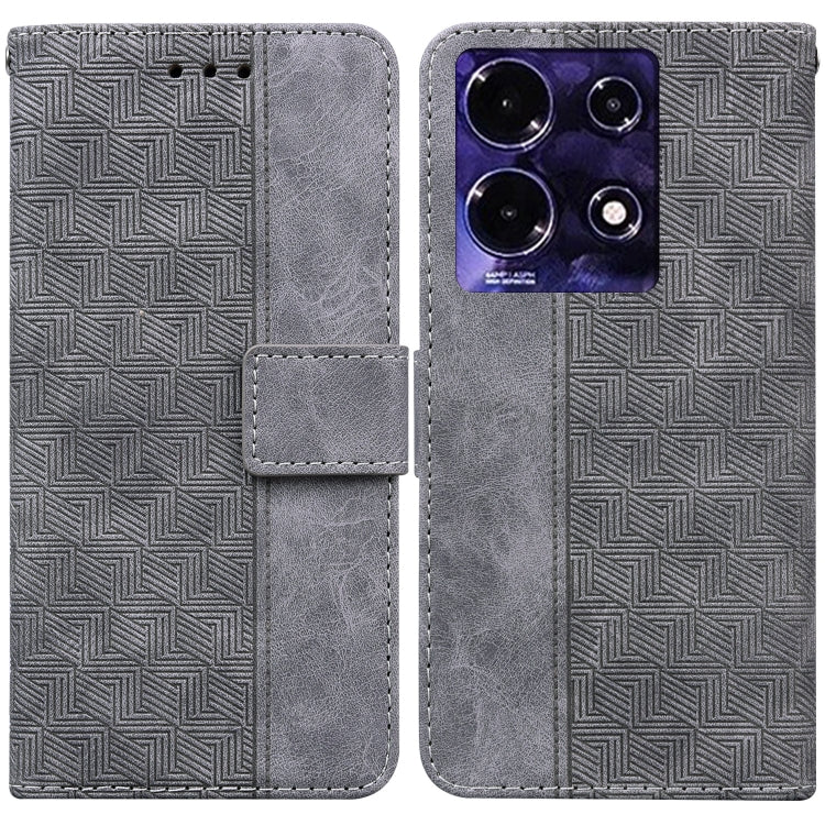 Geometric Embossed Leather Phone Case, For Infinix Note 30i, For Infinix Note 30 Pro, For Infinix Note 30, For Infinix Note 30 VIP, For Infinix Hot 30 Play, For Infinix Hot 30i, For Infinix Hot 30, For Infinix Smart 7 African