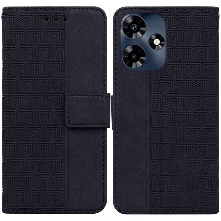 Geometric Embossed Leather Phone Case, For Infinix Note 30i, For Infinix Note 30 Pro, For Infinix Note 30, For Infinix Note 30 VIP, For Infinix Hot 30 Play, For Infinix Hot 30i, For Infinix Hot 30, For Infinix Smart 7 African