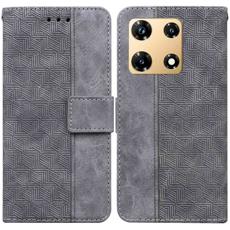 Geometric Embossed Leather Phone Case, For Infinix Note 30i, For Infinix Note 30 Pro, For Infinix Note 30, For Infinix Note 30 VIP, For Infinix Hot 30 Play, For Infinix Hot 30i, For Infinix Hot 30, For Infinix Smart 7 African