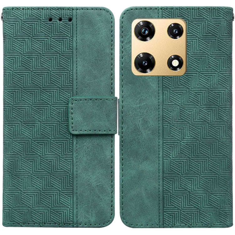 Geometric Embossed Leather Phone Case, For Infinix Note 30i, For Infinix Note 30 Pro, For Infinix Note 30, For Infinix Note 30 VIP, For Infinix Hot 30 Play, For Infinix Hot 30i, For Infinix Hot 30, For Infinix Smart 7 African